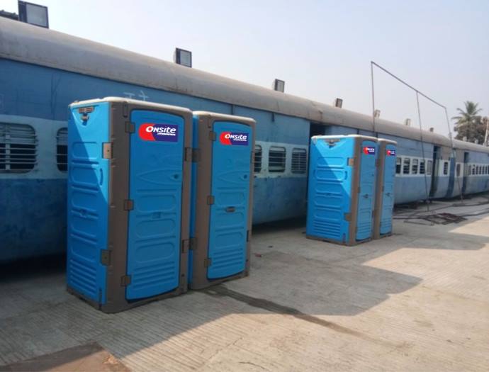 mobile toilet in India