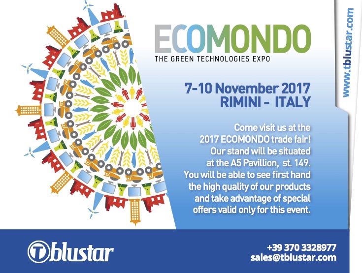 T blustar Ecomondo Green Tech Expo
