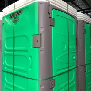 Green Rapidloo demountable portable toilet